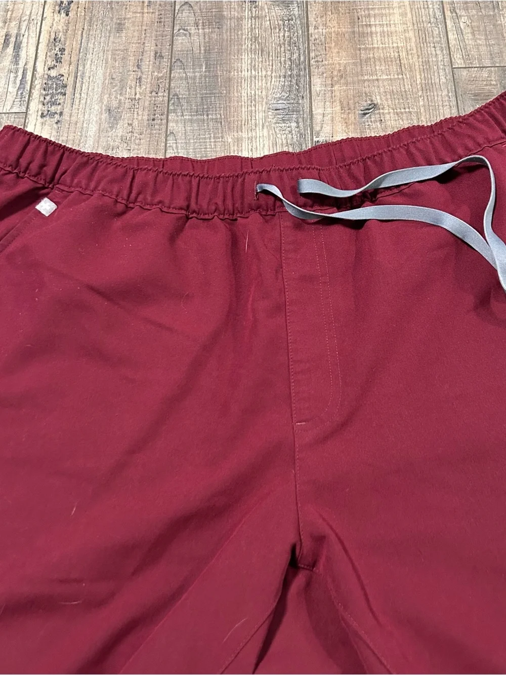 FIGS Maroon Scrub Set - Top & Jogger Pants - Picture 10 of 15